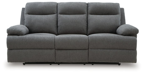 Side-Swipe reclining sofa head-on closed view