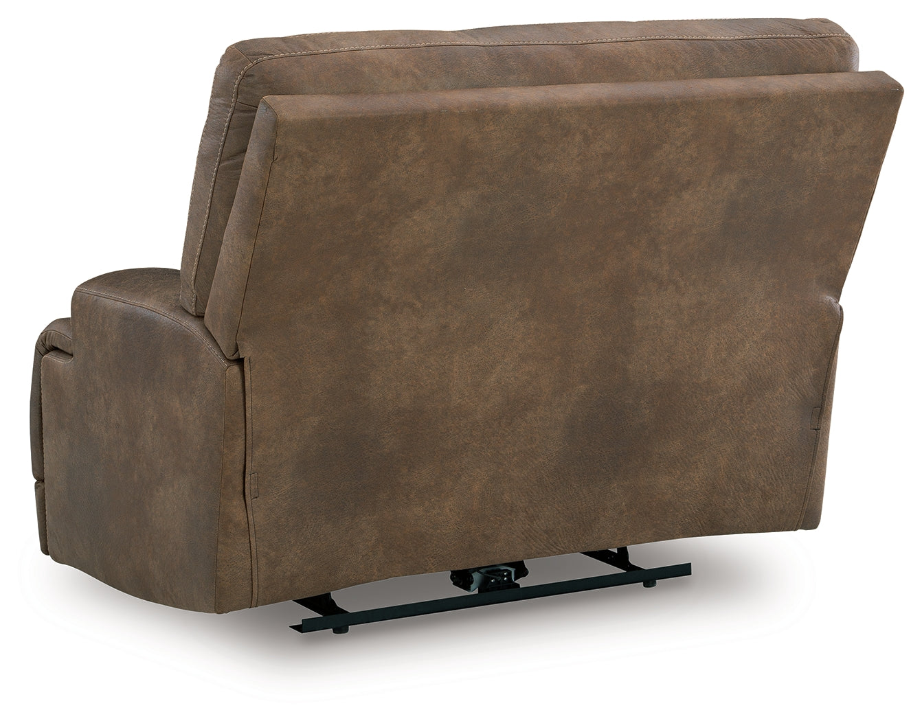 Beckley Place Earth Faux Leather Power Recliner side view