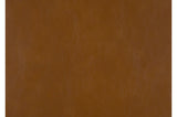 side detail of Malcolm Brown brown faux leather chair
