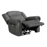 Brennen Charcoal Power Recliner