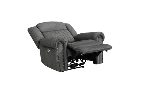 Brennen Charcoal Power Reclining Sofa