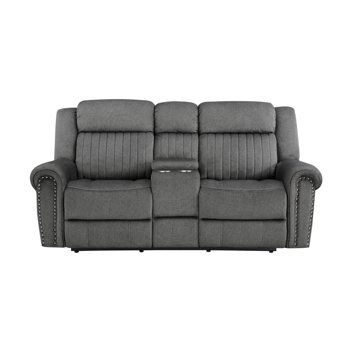 Brennen Charcoal Power Reclining Loveseat