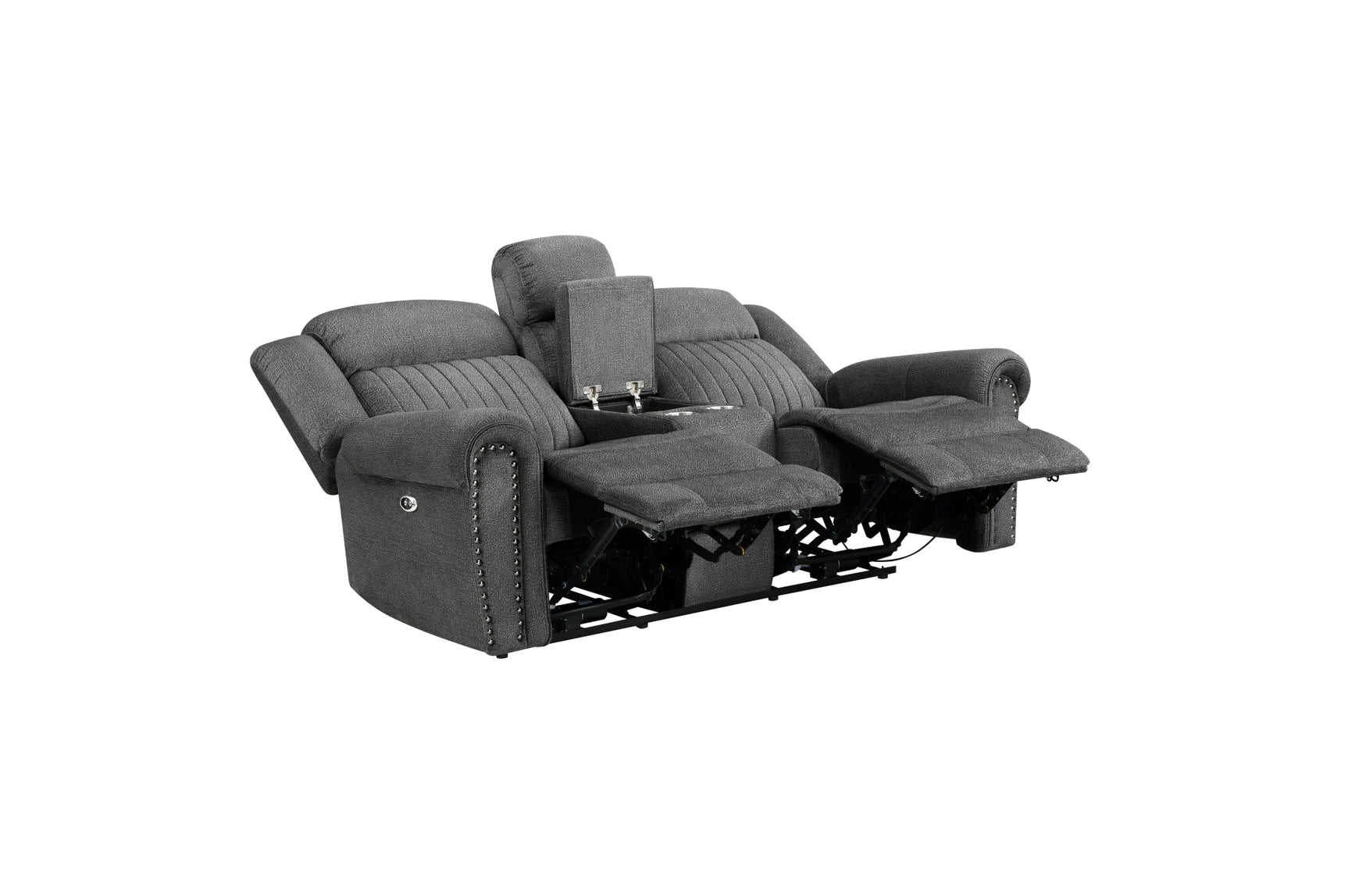 Brennen Charcoal Power Reclining Sofa