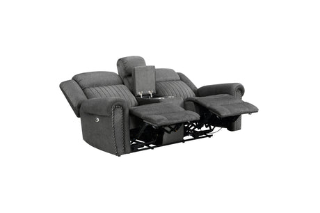 Brennen Charcoal Power Reclining Sofa