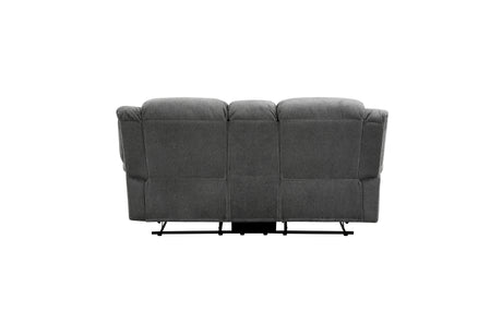 Brennen charcoal microfiber texture close-up