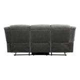 Fully reclined position of Brennen double reclining sofa