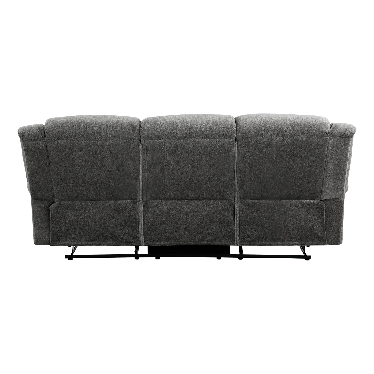 Fully reclined position of Brennen double reclining sofa