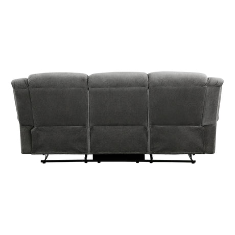 Fully reclined position of Brennen double reclining sofa