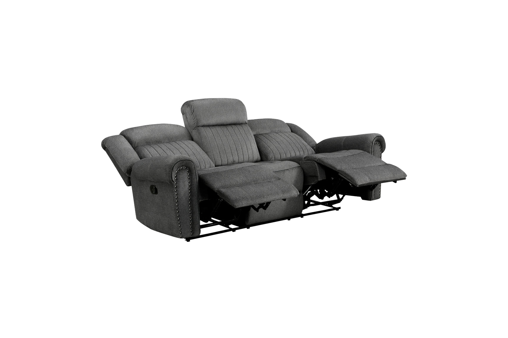 Brennen loveseat cupholders detail