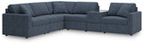 room view of Modmax Ink Performance Fabric,Next-Gen Nuvella™ 6-Piece Sectional sectional sofa
