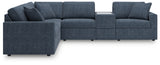 side view of Modmax Ink Performance Fabric,Next-Gen Nuvella™ 6-Piece Sectional sectional sofa