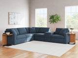 main view of Modmax Ink Performance Fabric,Next-Gen Nuvella™ 6-Piece Sectional sectional sofa
