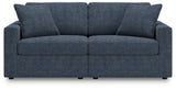 detail view of Modmax Ink Performance Fabric Next-Gen Nuvella 2-Piece Sectional sofa