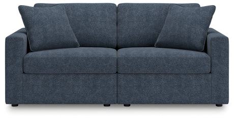 detail view of Modmax Ink Performance Fabric Next-Gen Nuvella 2-Piece Sectional sofa