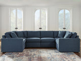 room view of Modmax Ink Performance Fabric,Next-Gen Nuvella™ 6-Piece Sectional sectional sofa