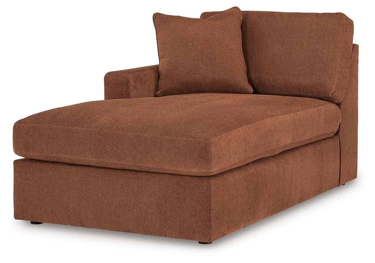 Modmax Spice Performance Fabric,Next-Gen Nuvella™ 5 Piece Sectional with Audio Console - image 5