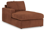 detail view of Modmax Spice Performance Fabric,Next-Gen Nuvella™ 4-Piece Sectional with Chaise sectional sofa