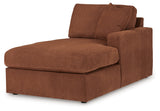 Side room view of sectional sofa
