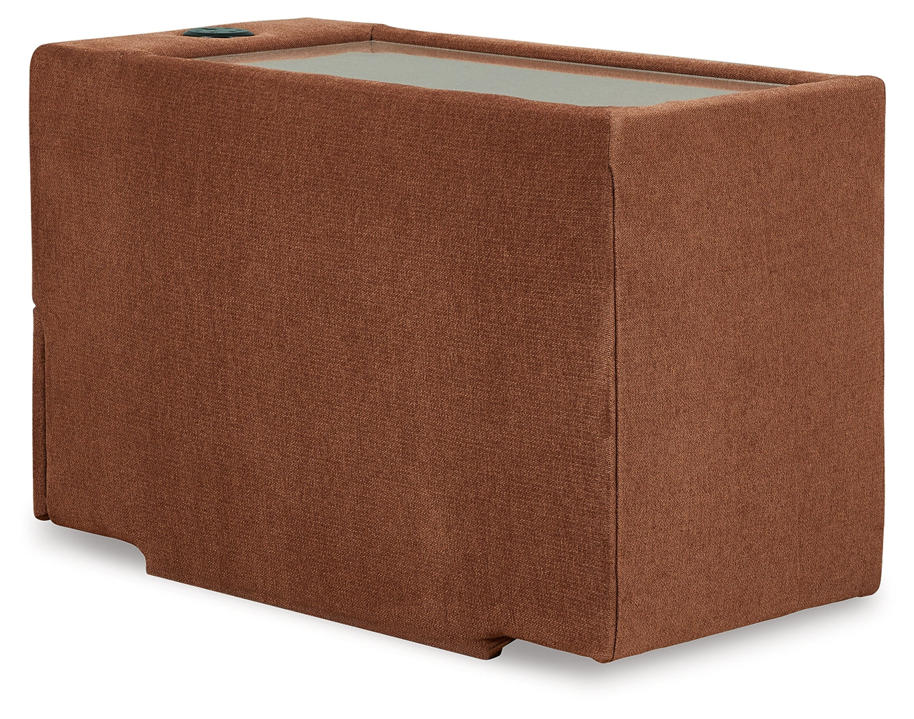 side angle of sectional sofa