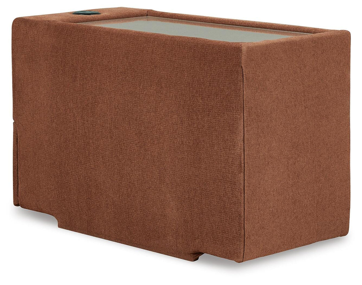 Modmax Spice Performance Fabric,Next-Gen Nuvella™ 5 Piece Sectional with Audio Console - image 13