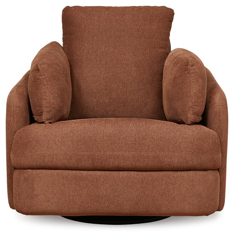 Modmax Spice Nuvella swivel glider recliner side profile