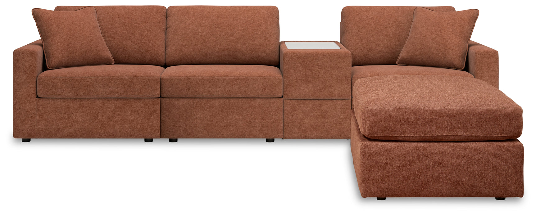 Modmax Spice 4-Piece Sectional sofa with ottoman main view