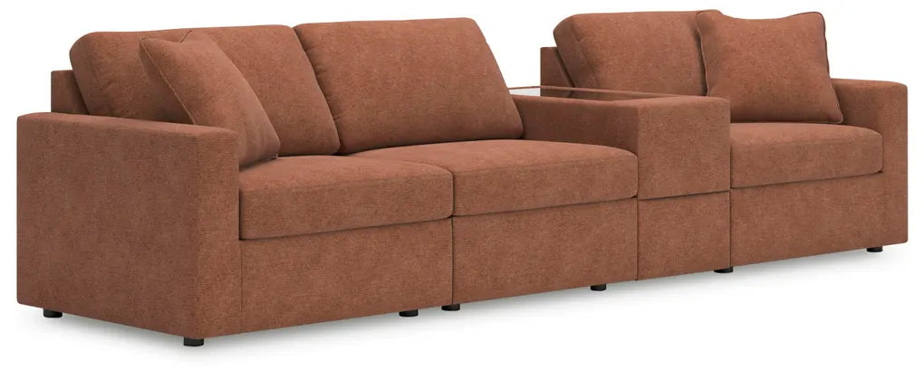 Modmax Spice 4-Piece Sectional Sofa in Next-Gen Nuvella™ Performance Fabric