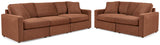 Additional side perspective of Modmax Spice Sofa and Loveseat