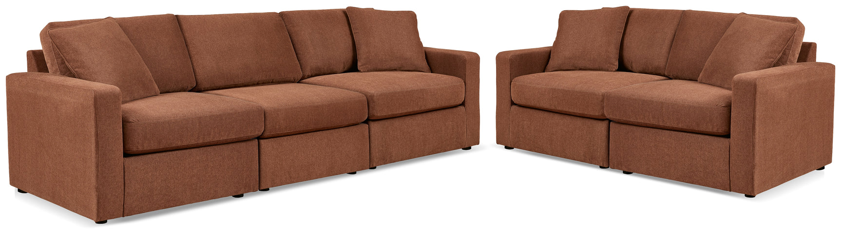 Additional side perspective of Modmax Spice Sofa and Loveseat