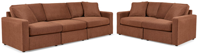Additional side perspective of Modmax Spice Sofa and Loveseat