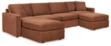 Modmax Spice 4-Piece Sectional sofa with ottoman main view