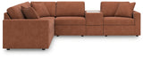 main view of Modmax Spice Performance Fabric,Next-Gen Nuvella™ 6-Piece Sectional sectional sofa