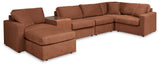 room view of Modmax Spice 6-Piece Sectional Sofa with Ottoman sectional sofa