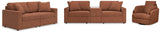 Side view of Modmax Spice loveseat
