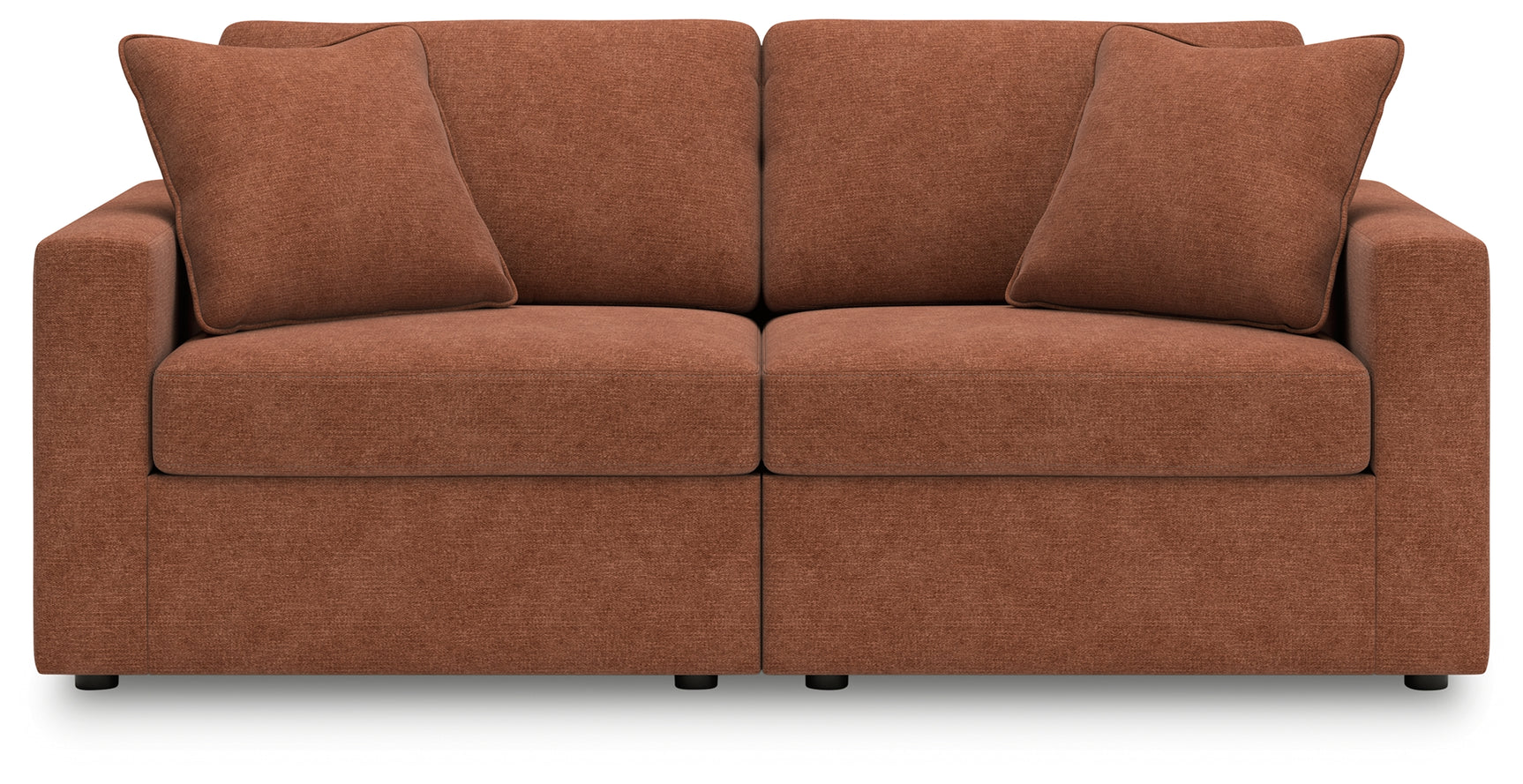 Close detail view of Modmax Spice Sofa and Loveseat cushions