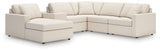 Front left angle of Modmax 6-Piece Sectional Sofa