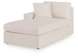 Modmax Oyster Performance Fabric,Next-Gen Nuvella™ 5 Piece Sectional with Audio Console - image 4