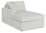 Side angle of Modmax Oyster 4-Piece Sectional Sofa with Chaise