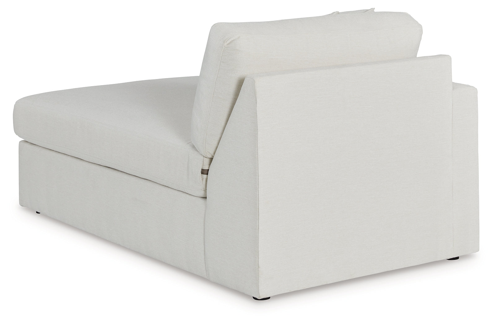Detail of fabric and stitching on Modmax Oyster sectional