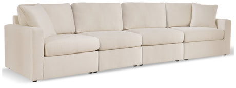 Close-up detail of Modmax Oyster 4-Piece Sectional Sofa upholstery