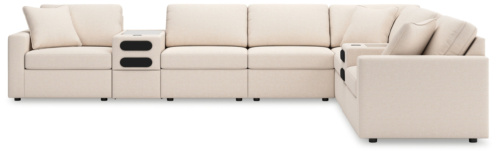 Modmax Oyster sectional alternate front view