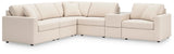 Modmax Oyster 6-Piece Sectional Sofa with Ottoman