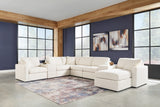 Modmax Oyster 8-Piece Sectional sofa and ottoman main view