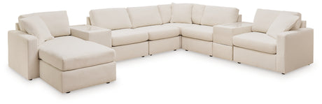 Modmax Oyster 8-Piece Sectional sofa and ottoman main view