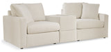 Front view of Modmax Oyster Sofa and Loveseat furniture