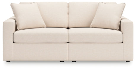 Front view of Modmax oyster sofa