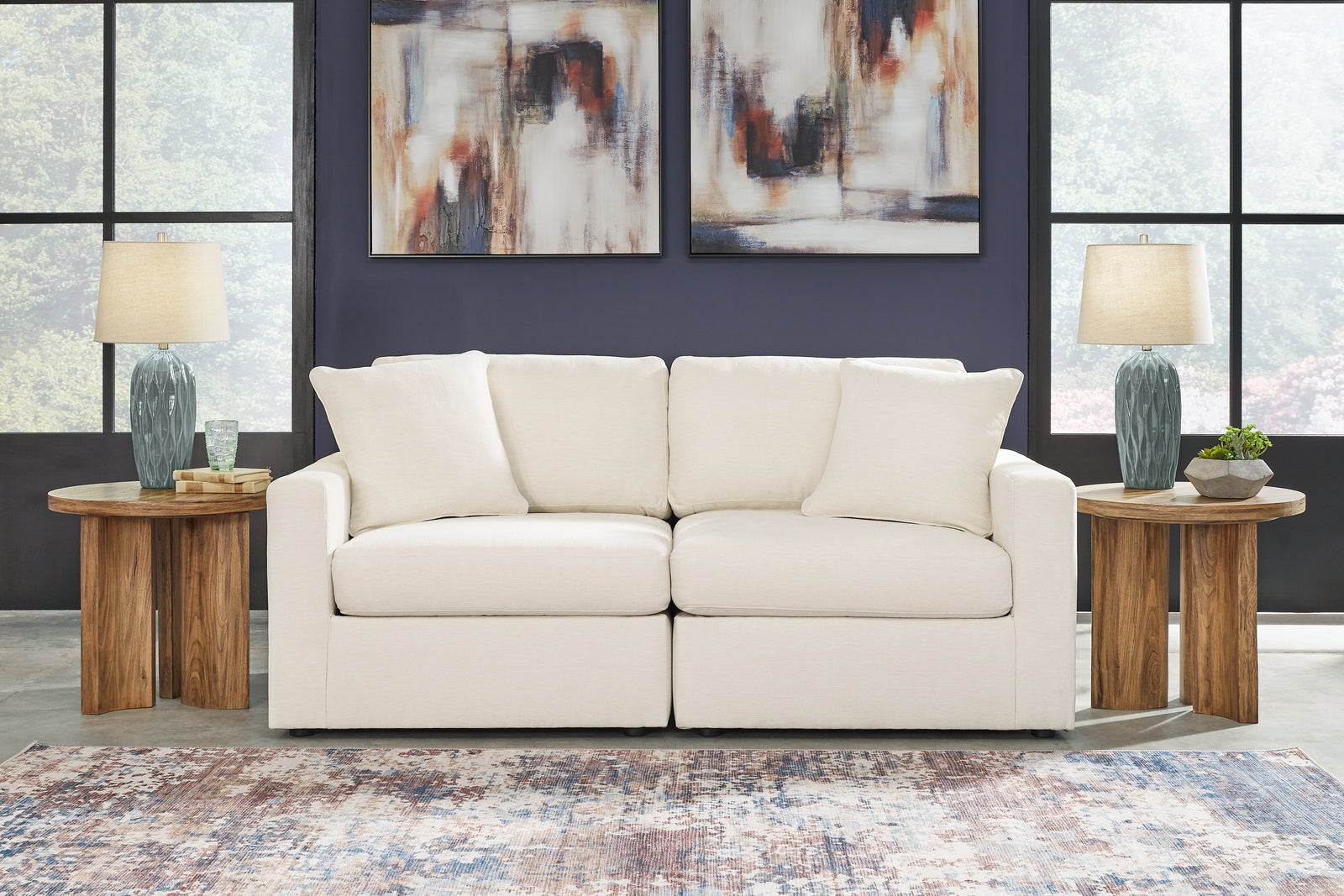 main view of Modmax Oyster 2-Piece Sectional sectional sofa