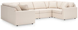 Alternate angle of sectional sofa in room setting