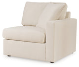 side view of Modmax Oyster Nuvella® 5-Piece Sectional sectional sofa