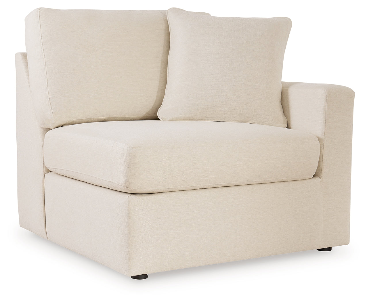 side view of Modmax Oyster Performance Fabric Next-Gen Nuvella™ 7-Piece Sectional sectional sofa
